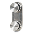 Glass adapter Ø60mm t=10mm AISI 304 satined