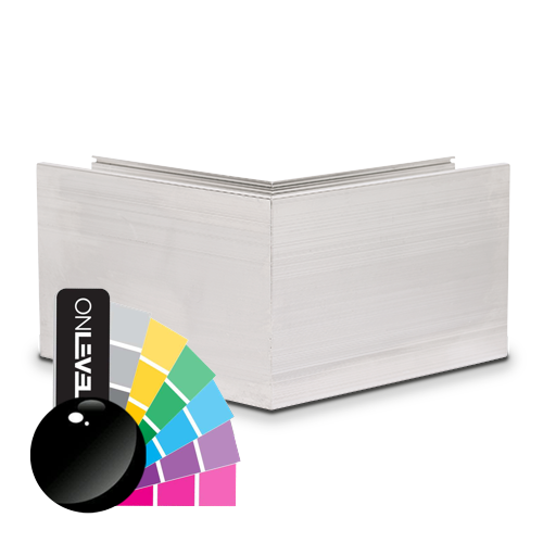 TL-3010 Outside corner 90° alum. RAL shiny