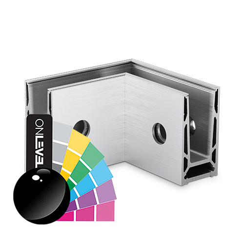 TL-6051 Inside corner 90° alum. RAL shiny