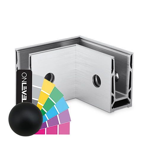 TL-6051 Inside corner 90° aluminum RAL mat