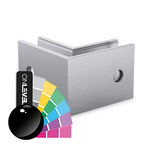 TL-6051 Outside corner 90° alum. RAL shiny