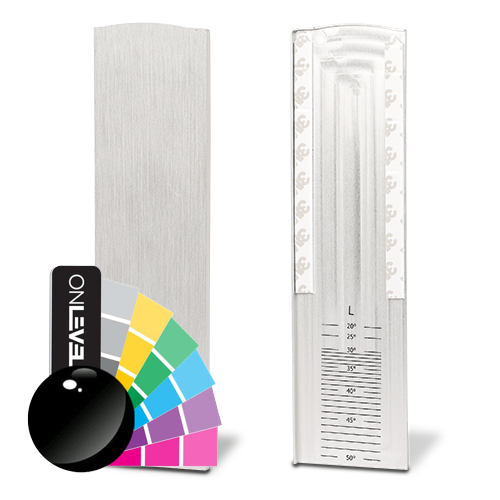 TL-6051 Endcap left with covercap for stairway alum. RAL shiny