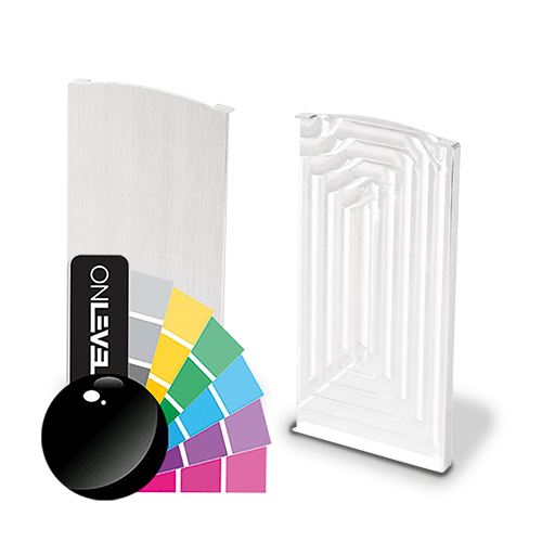 TL-6051 Endcap right alum. RAL shiny