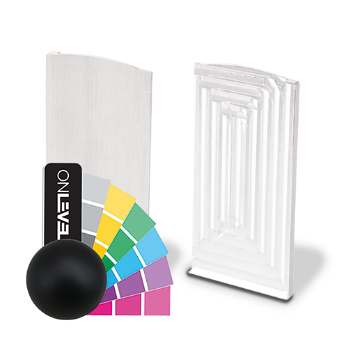 TL-6051 Endcap right with covercap aluminum RAL struct.