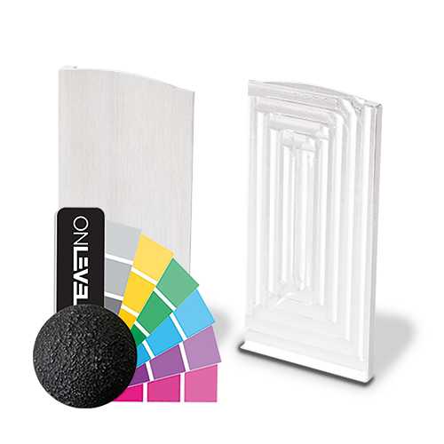 TL-6051 Endcap right with covercap aluminum RAL matt