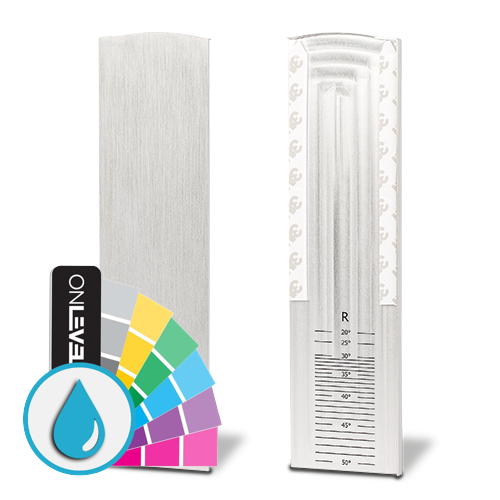 TL-6051 Endcap right with covercap for stairway aluminum ARMOR RAL