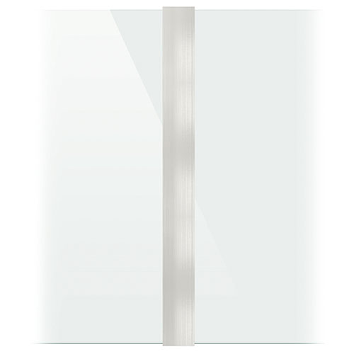 SKYFORCE-Top center post incl. glass rubbers for glass 10.76/12.76mm height 900mm, aluminum RAL ARMOR