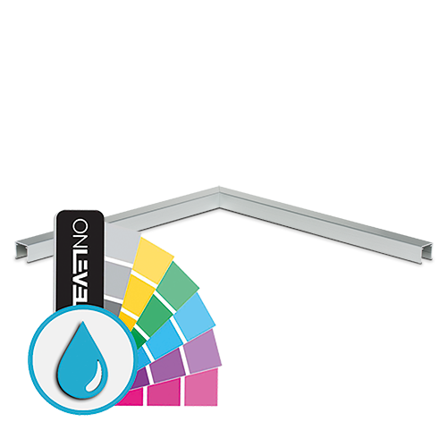 Corner 90° U-profile 26x23x2mm, aluminum ARMOR RAL