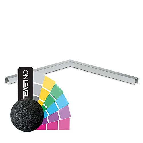 Corner 90° U-profile 42x34x3mm, aluminum RAL structure