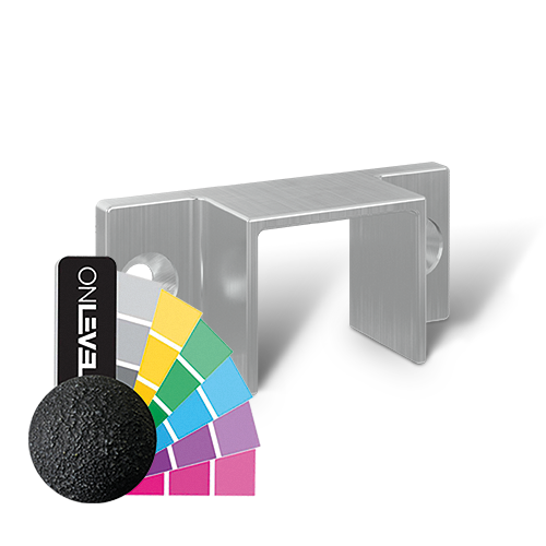 Wall support U-profile 26x23x2mm aluminum RAL struct.