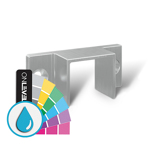 Wall support U-profile 26x23x2mm aluminum ARMOR RAL