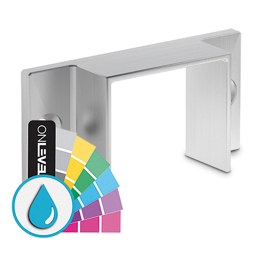 Wall support U-profile 42x34x3mm aluminum ARMOR RAL