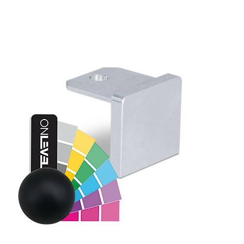 Endcap flat U-profile 26x23x2mm aluminum RAL (struct.)