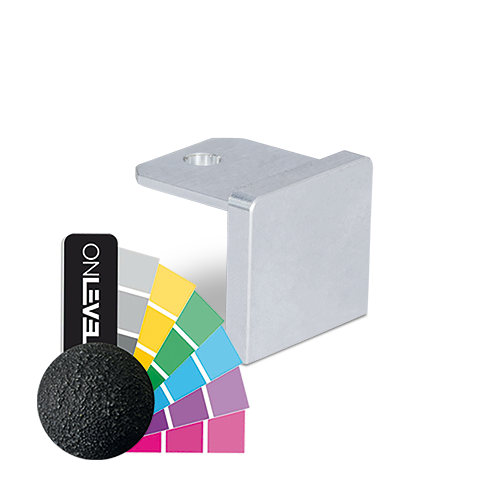 Endcap flat U-profile 30x28x2mm aluminum RAL mat