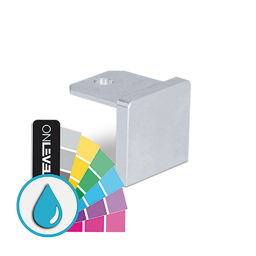 Endcap flat U-profile 30x28x2mm aluminum ARMOR RAL