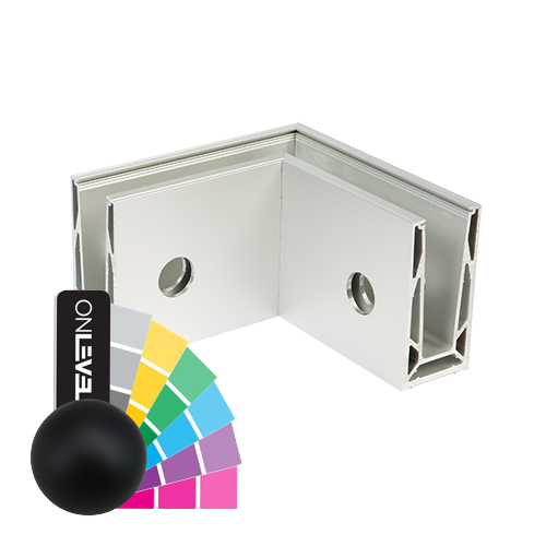 TL-6081 Inside corner 90° aluminum RAL mat