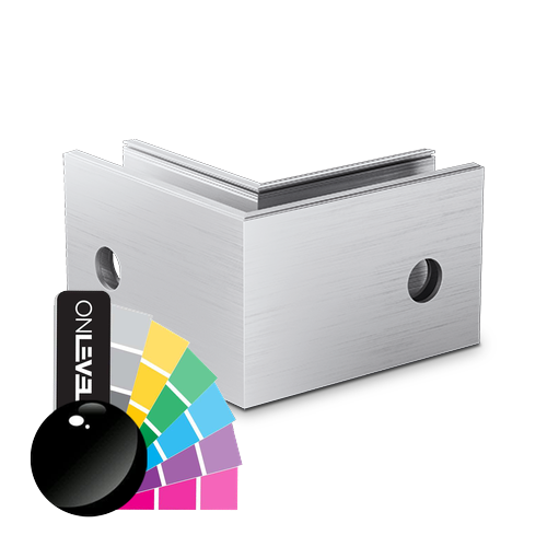 TL-6081 Outside corner 90° alum. RAL shiny