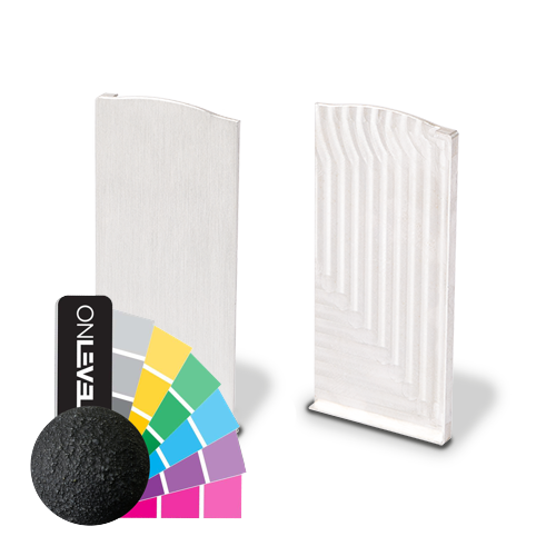 TL-6081 Endcap right with covercap aluminum RAL matt