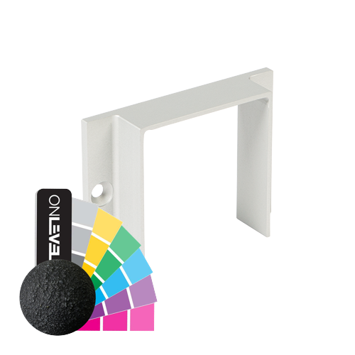 LAZORTRACK wall connector 56x60mm, aluminum RAL struct.