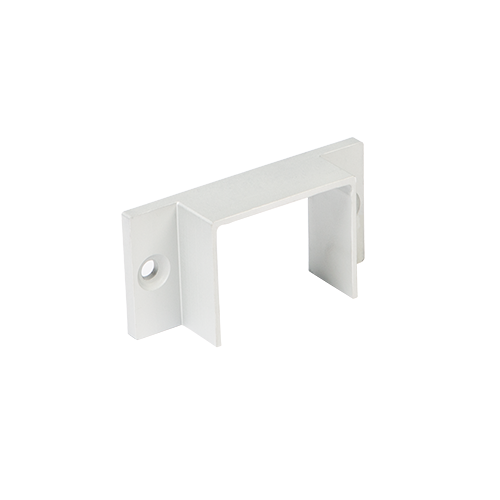 LAZORTRACK wall handrail 56x43mm wall connector, alum. natural anodized