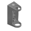 EMPIRE STATE POST, wall bracket Ø42.4mm left/right/center AISI 304 satined