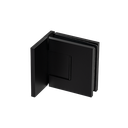 EXCITE showerdoor hinge glass-wall 90°, 2-directional glass 8/10mm, brass Stealth Black