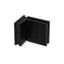 EXCITE showerdoor hinge glass-glass 90°, 2-directional glass 8/10mm, brass Stealth Black