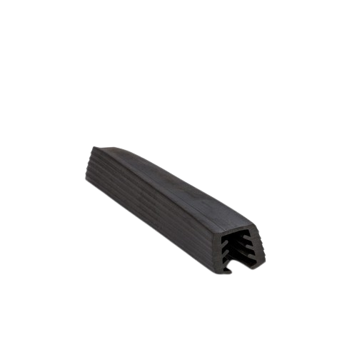 Glassrubber for U-profile 26x20x2/26x23x2mm glass thickness 11.5-13.5mm L=5000mm