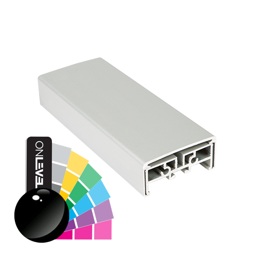 GUARDIAN OF THE UNIVERSE handrail 79x37mm L=2500mm, alum. RAL shiny