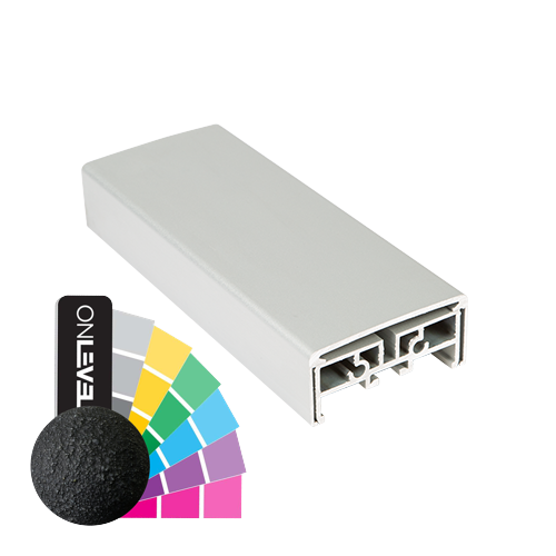 GUARDIAN OF THE UNIVERSE handrail 79x37mm L=5000mm, aluminum RAL struct.