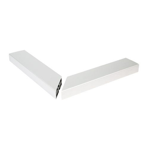 GUARDIAN OF THE UNIVERSE corner 90° 79x37mm L=380mm, aluminum mill finish