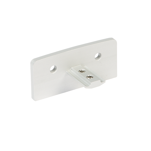 GUARDIAN OF THE UNIVERSE handrail wall connector 79x37mm , alum. natural anodized