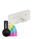 GUARDIAN OF THE UNIVERSE handrail wall connector 79x37mm , aluminum RAL matt