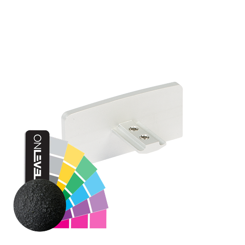 GUARDIAN OF THE UNIVERSE handrail endcap 79x37mm , aluminum RAL struct.