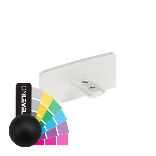 GUARDIAN OF THE UNIVERSE handrail endcap 79x37mm , aluminum RAL matt