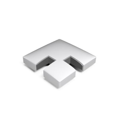 GUARDIAN OF THE UNIVERSE cornerpost endcap open 58x58mm, aluminum ARMOR RAL