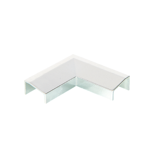 Splash protection corner 90°, 10x6mm plastic chrome plated