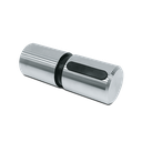 SunView door handle Ø35mm 1-side 3-lanes glass 8-12mm (incl. glass rubber), AISI 304 satined