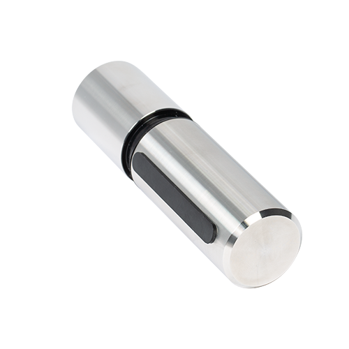 SunView door handle Ø35mm 1-side 5-lanes glass 8-12mm (incl. glass rubber), AISI 304 satined