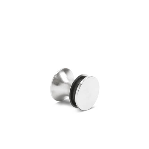 SunView door handle Ø35mm 1-side inside glass 8-12mm, AISI 304 satined