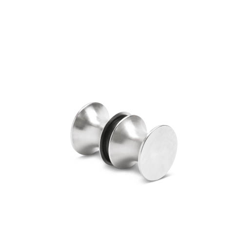 SunView door handle Ø35mm 2-sided inside glass 8-12mm, AISI 304 satined