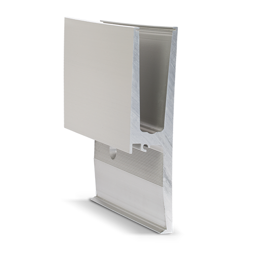 BEND-FIT TL-3011 Glass profile  L=6000mm aluminum (max. usable after bending L=5000mm) (tempering T4)