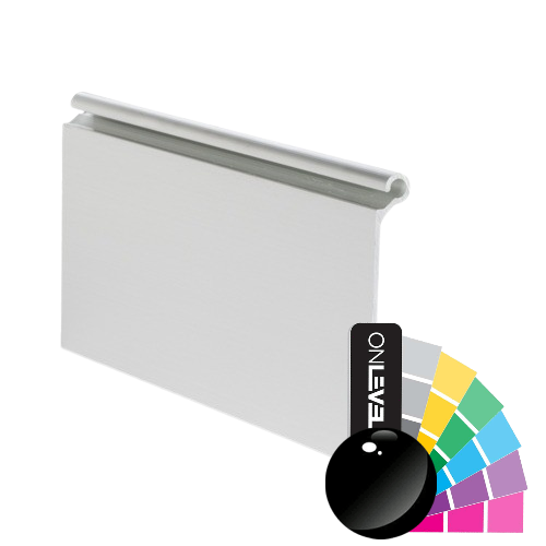 TL-3011 Covercap half height L=5000mm alum. RAL shiny