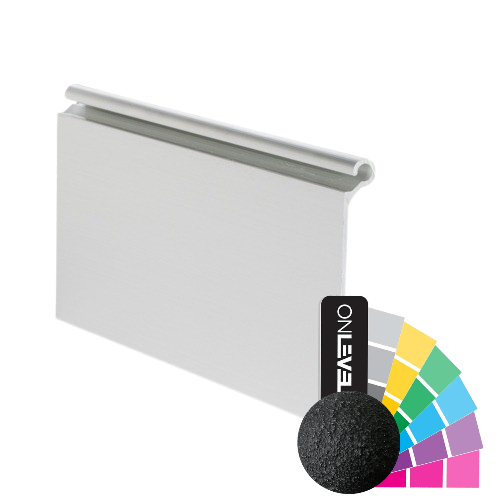 Covercap TL-3011 half height L=5000mm, aluminum RAL struct.