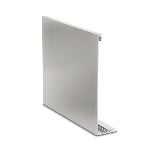Covercap TL-3011 full height L=2500mm aluminum natural anodized