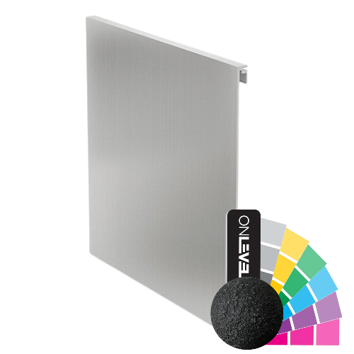 Covercap TL-3011 full height L=5000mm, aluminum RAL struct.