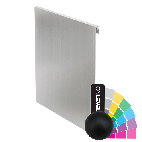 Covercap TL-3011 full height L=5000mm, aluminum RAL matt