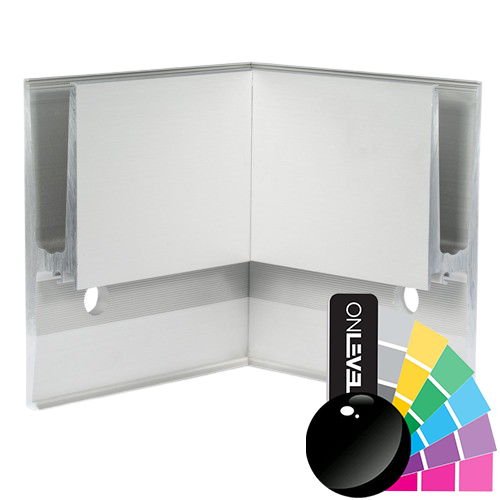 TL-3011 Inside corner 90° alum. RAL shiny