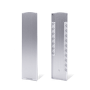 TL-3011 Endcap left half height covercap aluminum natural anodized