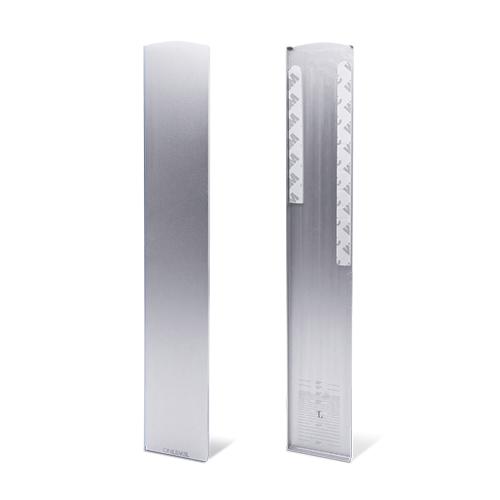 TL-3011 Endcap left half height covercap for stairway aluminum natural anodized